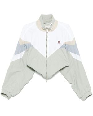 Maison Mihara Yasuhiro Cropped Track Jacket - White