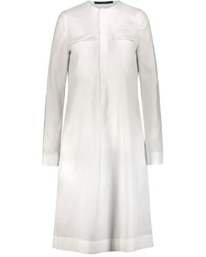 SAPIO Langes No15 Hemd mit Tasche - Weiß