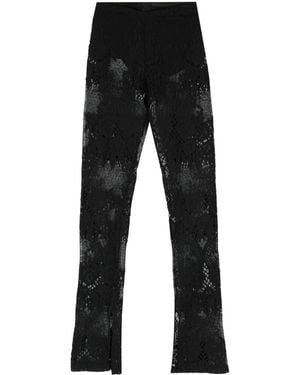 Atu Body Couture X Rue Ra Lace Flared Pants - Black