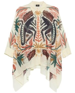 Etro Camisa Estampada - Blanco