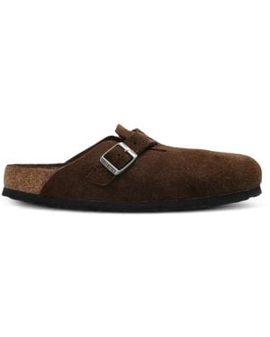 Birkenstock Boston Buckle-Fastening Sandals - Brown