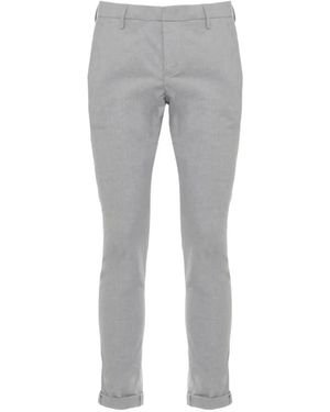 Dondup Button-Detail Trousers - Grey