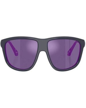 Moncler Occhiali Da Sole Geometrici - Viola