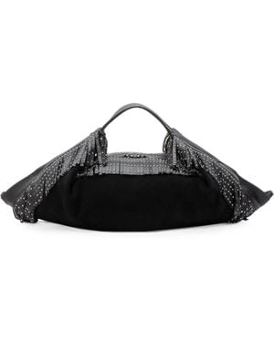 3.1 Phillip Lim Luna Fringed Shoulder Bag - Black