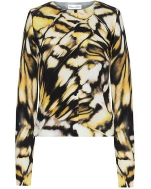 Oscar de la Renta Printed Cardigan - Black