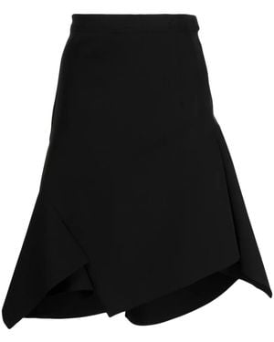 JNBY Asymmetric-Design Skirt - Black