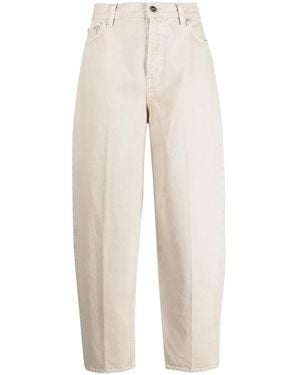 TOTEME Toteme Wide Tapered Leg Denim - Natural