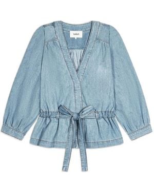 Ba&sh Bluse aus Baumwolle - Blau