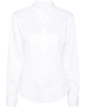 Helmut Lang Long-Sleeve Poplin Shirt - White
