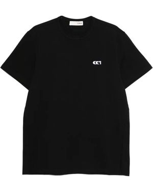 CIARAN Logo-Embroidery T-Shirt - Black
