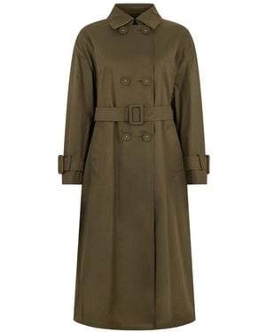 Herno Belted Trench Coat - Green