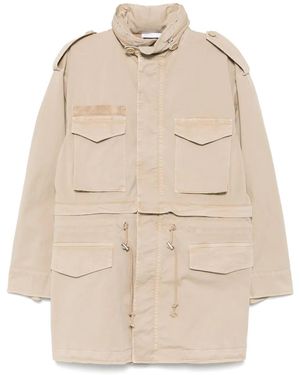 Helmut Lang Military-Mantel - Natur