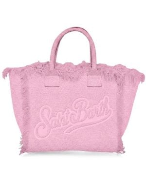 MC2 Saint Barth Colette Fringed-Edge Tote Bag - Pink