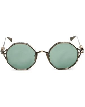 Chrome Hearts Lunettes De Soleil À Détail Logo - Green