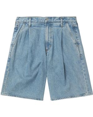 Agolde Ellis Wide-Leg Shorts - Blue