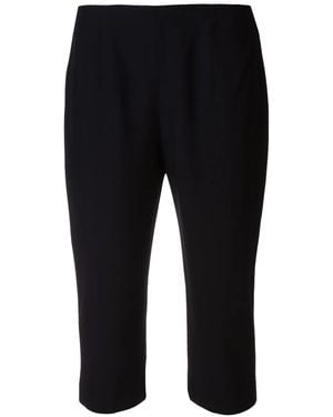 McQueen Zip Cropped Trousers - Blue