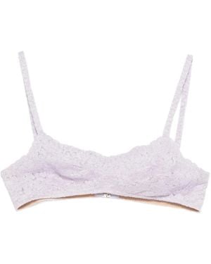 Ermanno Scervino Embroidered Cropped Top - White