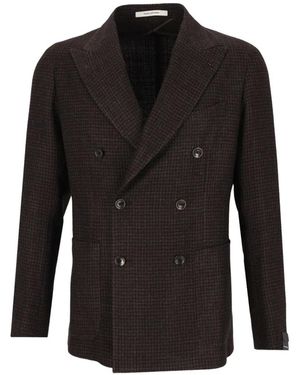 Tagliatore Montecarlo Double-Breasted Blazer - Black