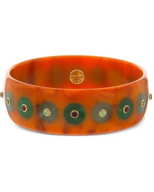 Mark Davis 18K Bakelite Bracelet - Orange