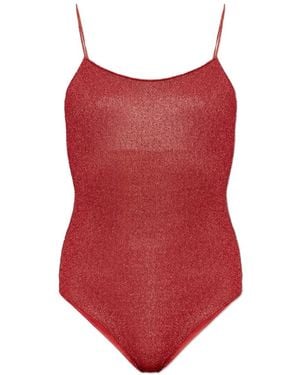 Oséree Scoop-Neck Swimsuit - Red