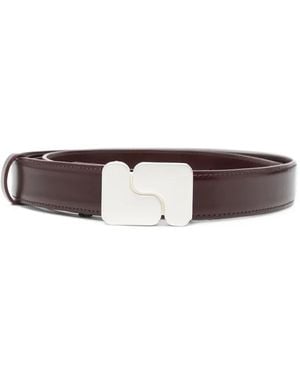 Soeur Ninon Leather Belt - White