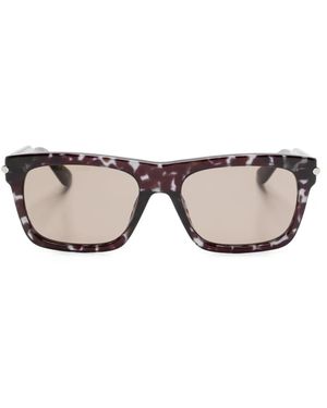 McQueen Square-Frame Sunglasses - Black