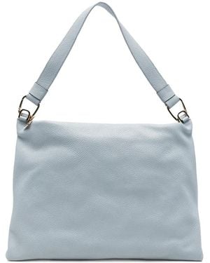 Cromia Sac Porté Épaule En Cuir - Blue