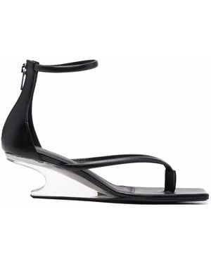 Rick Owens Cantilever 60Mm Structured Sandals - White