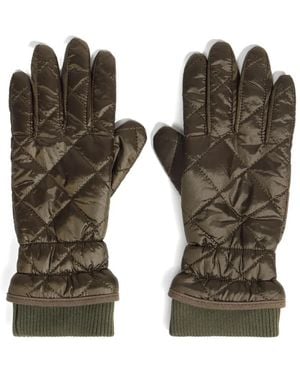 Bimba Y Lola Quilted Gloves - Green
