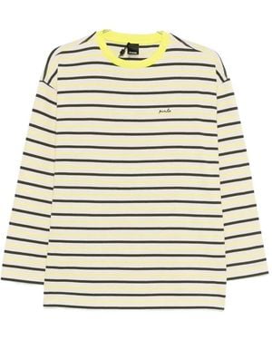 Pinko Striped Cotton Jumper - Natural