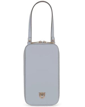 Pinko Zip-Around Leather Smartphone Case - White