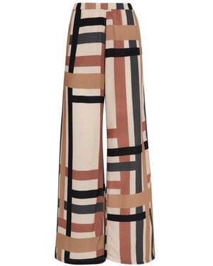 Amir Slama Geometric-Pattern Pants - White
