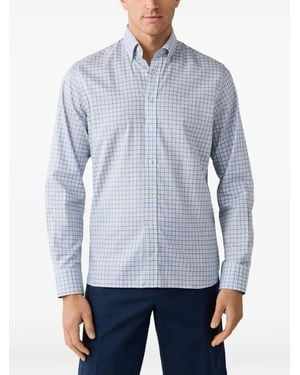 Hackett Chemise À Carreaux Vichy - Blue