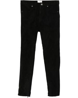 Isabel Marant Dorothea Wildlederhose mit Reißverschluss - Schwarz