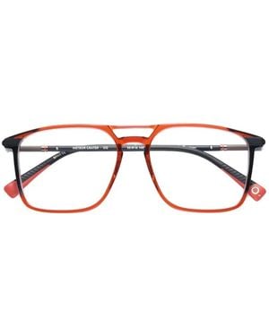 Etnia Barcelona Lunettes De Vue Meteor Crater À Monture Rectangulaire - Orange
