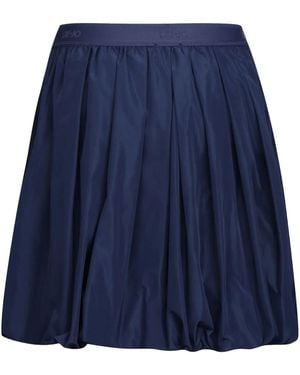 Liu Jo Taffeta Mini Skirt - Blue