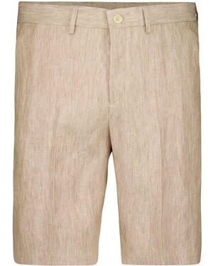 120% Lino Linen Bermudas - Natural