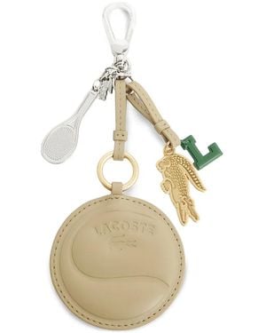 Lacoste Llavero Con Detalle De Charm - Metálico