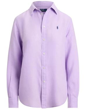 Polo Ralph Lauren Logo Shirt - Purple