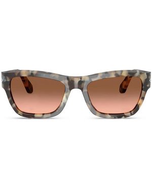 Persol Rectangle-Frame Sunglasses - Brown