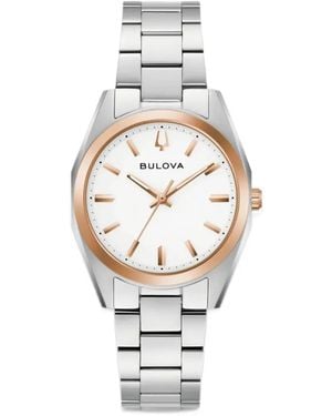 Bulova Surveyor 31Mm Watch - White