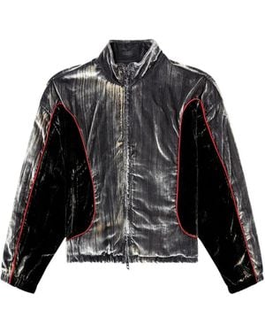 DIESEL G-riffin Zip-up Puffer Jacket - ブラック