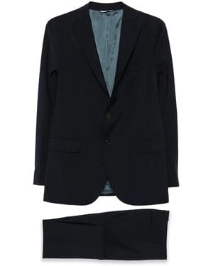 Boglioli Notched-Lapel Single-Breasted Suit - Black