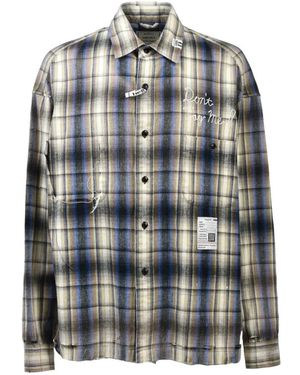 Maison Mihara Yasuhiro Like Check Shirt - Grey