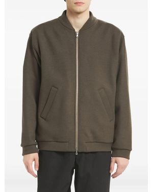 Barena Zip-Front Bomber Jacket - Brown