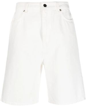 Loulou de Saison Straight-Leg Denim Shorts - White