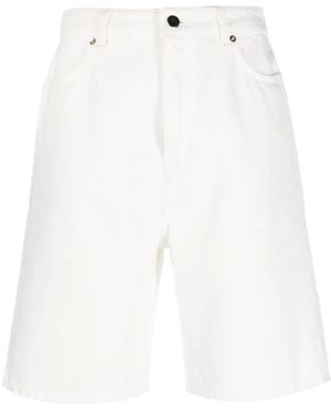 Loulou de Saison Straight-Leg Denim Shorts - White