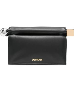 Jacquemus The Rond Carré Clutch - Black