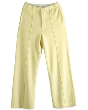 AURALEE Seamed Pants - Yellow