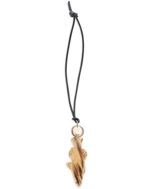 JW Anderson Fish-Motif Charm - Metallic